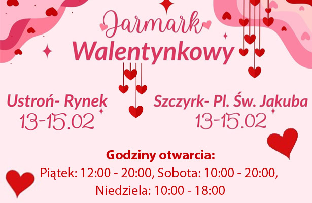 Walentynki Ustroń, Szczyrk od 08-15.02.2026 mobile