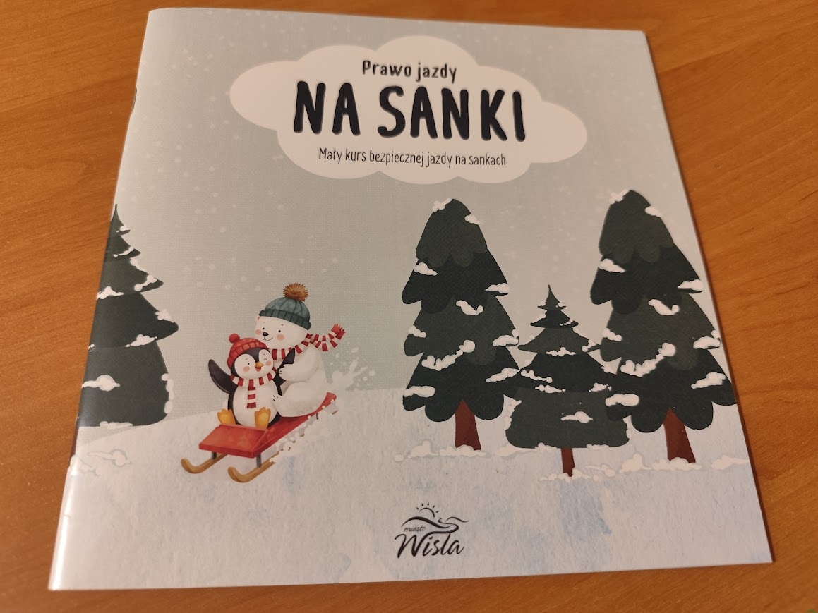 Wisła uczy najmłodszych bezpiecznej zabawy – powstało wyjątkowe „prawo jazdy na sanki”