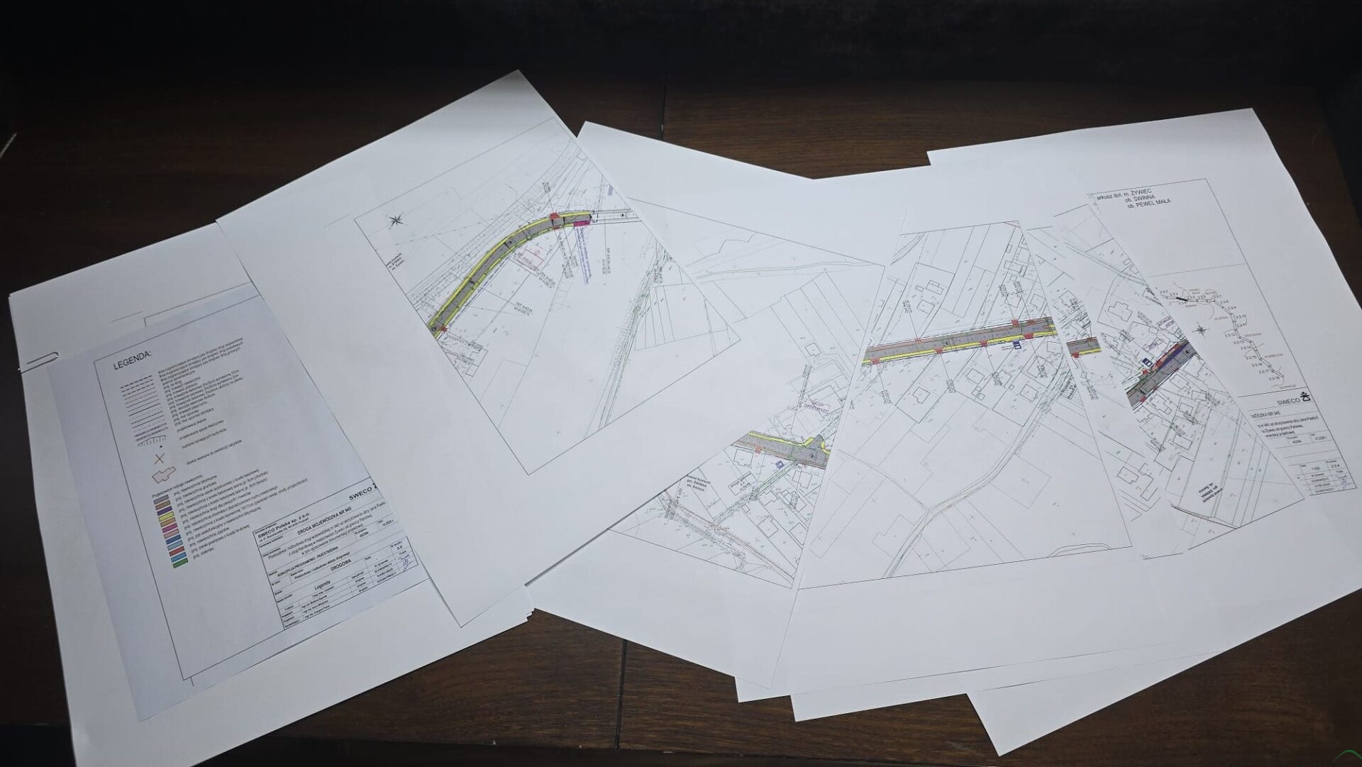 Gmina Świnna pokazuje dokumentację projektową DW 945