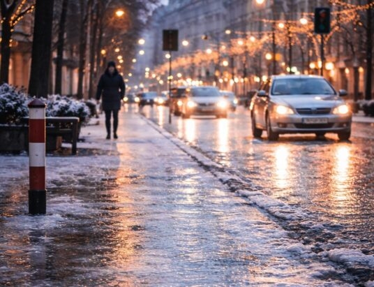 Uwaga: oblodzenie w całym regionie. IMGW wydało ostrzeżenie