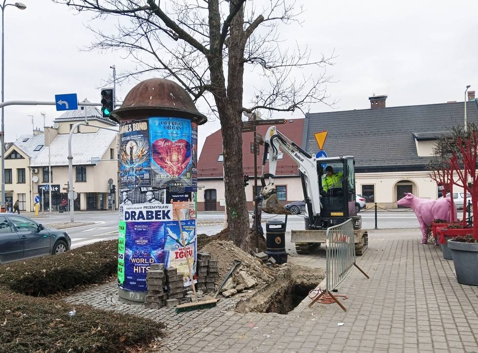 Dwa tygodnie utrudnień dla pieszych w centrum Bielska-Białej
