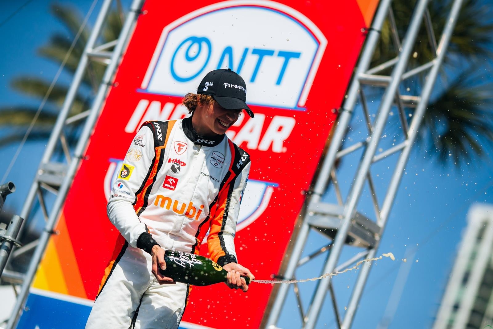 Tymek Kucharczyk trzeci w Indy NXT