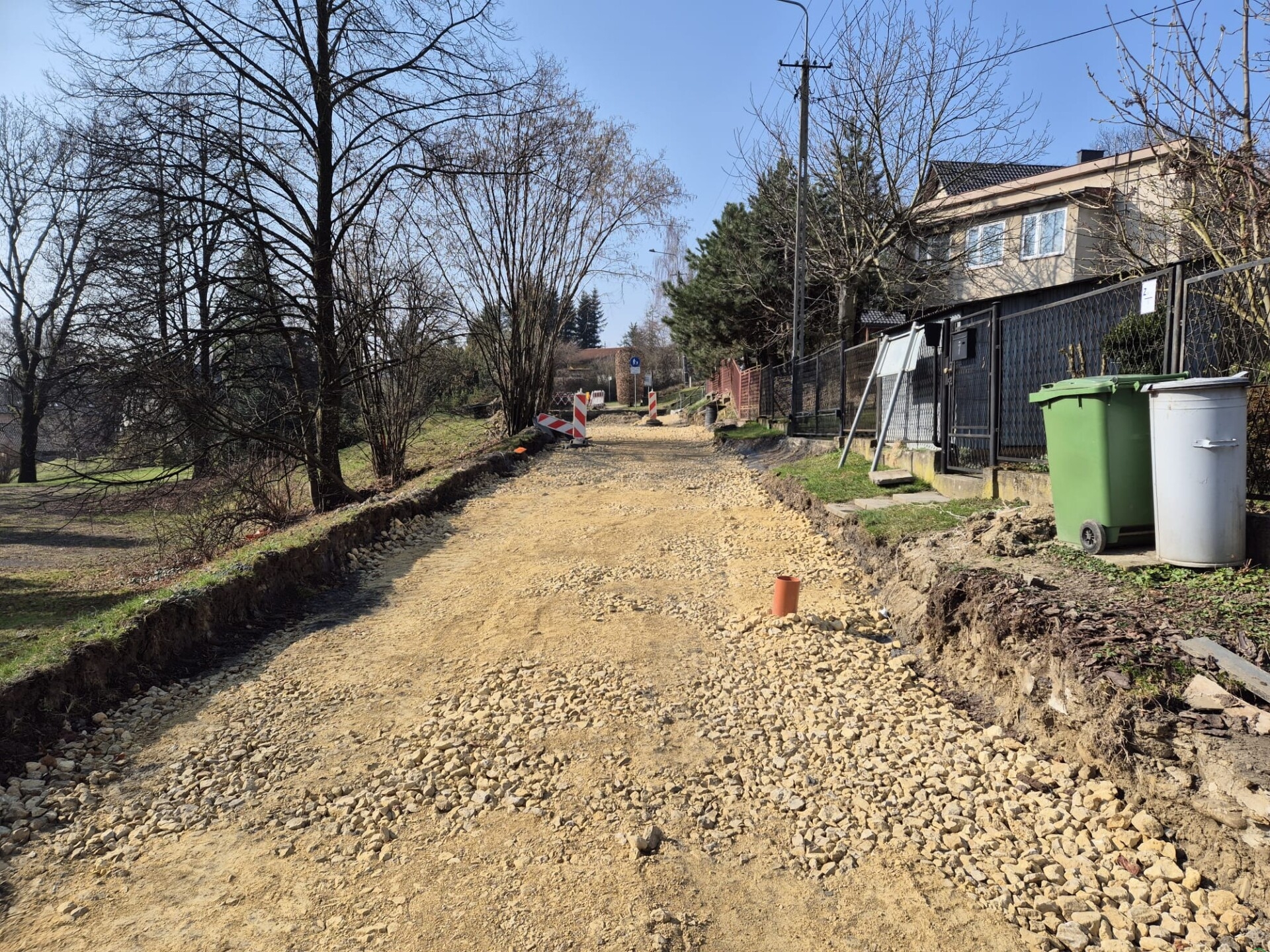 Trwa remont ul. Wspólnej w Skoczowie. Prace zakończą się w maju