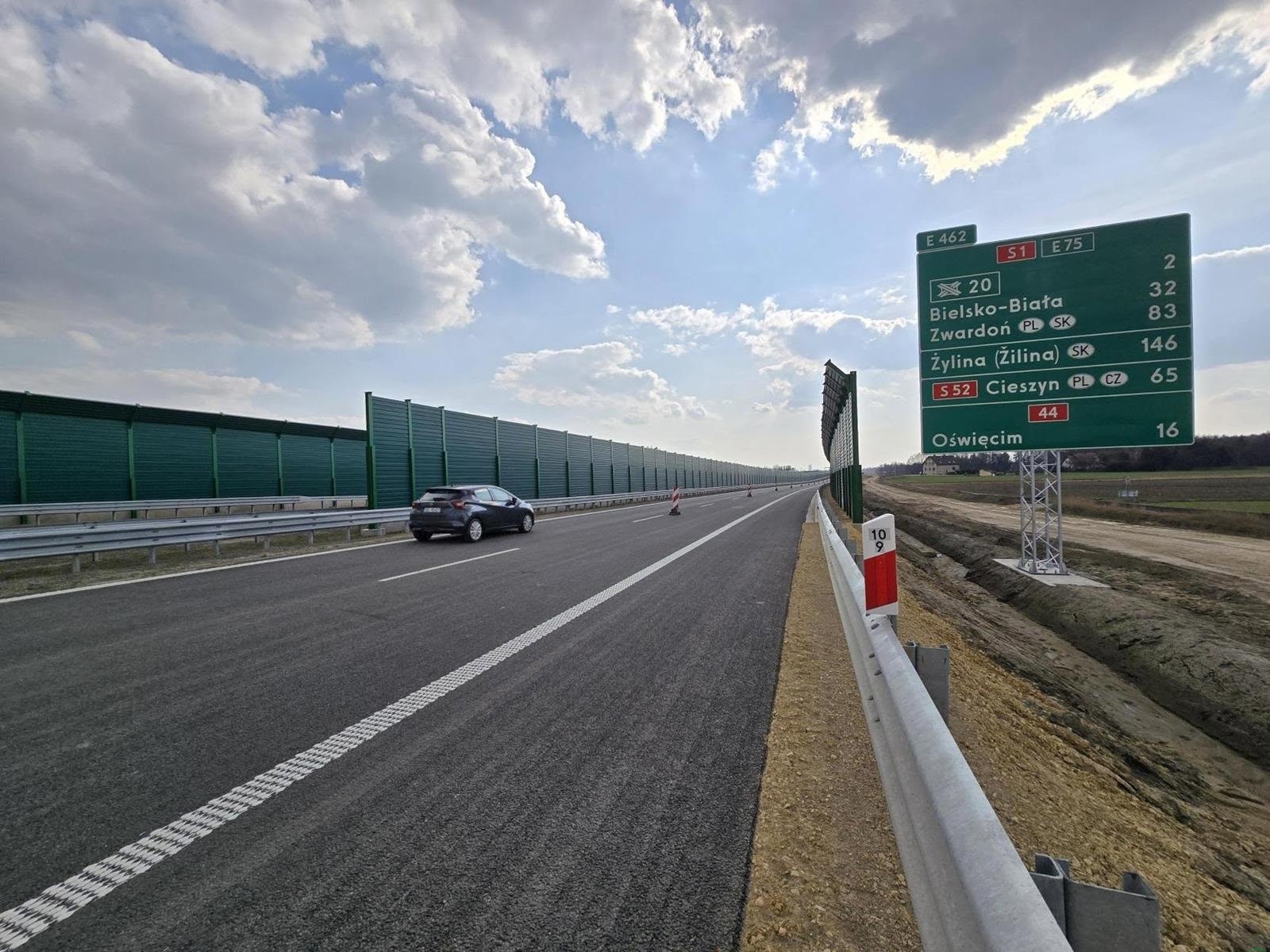 I jedziemy! S1 węzeł Oświęcim – węzeł Bieruń dla kierowców – WIDEO, ZDJĘCIA