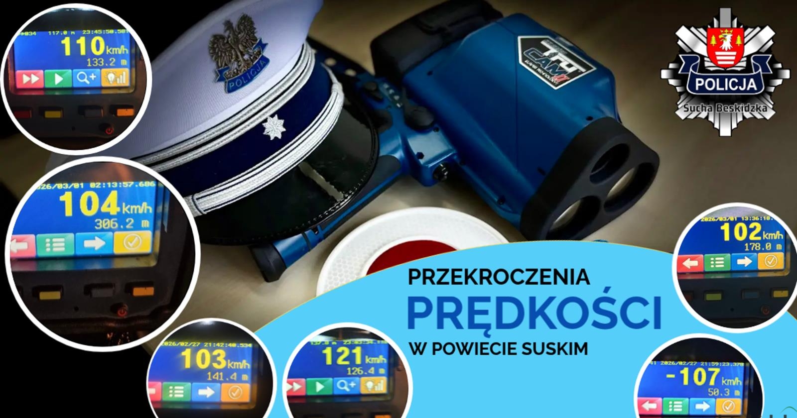 Piraci na drogach powiatu suskiego