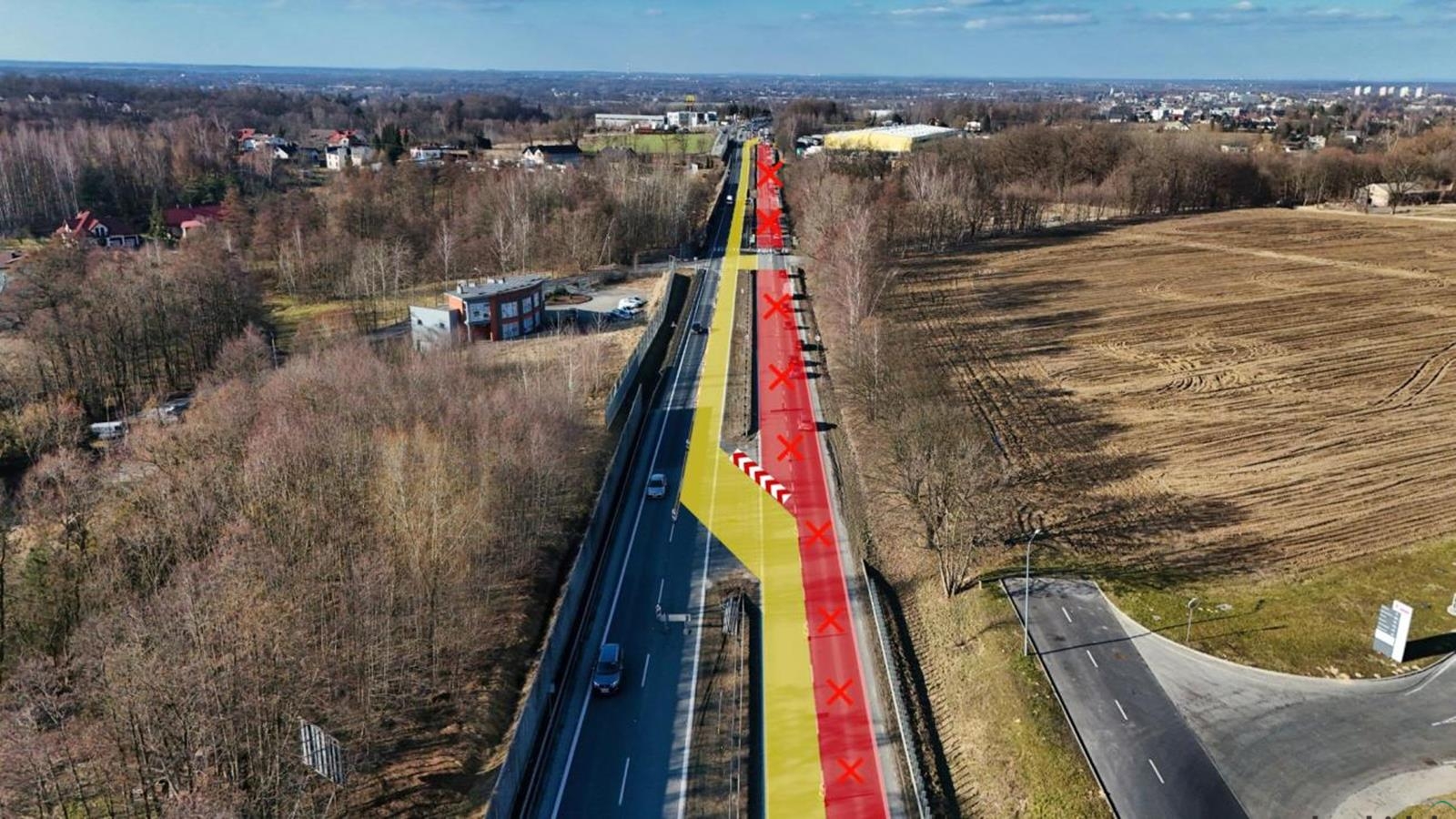 Utrudnienia na DK1 w Czechowicach-Dziedzicach