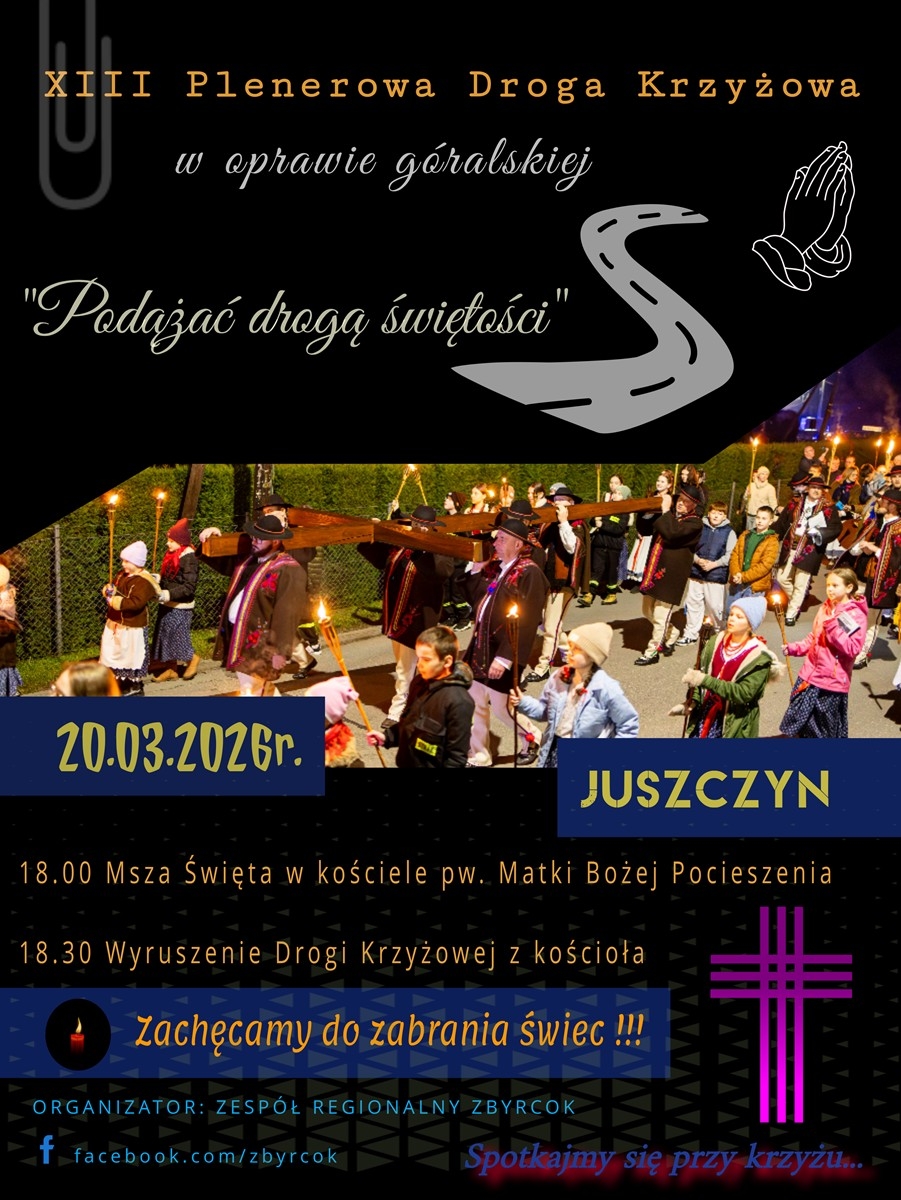 Plenerowa Droga Krzyżowa w Juszczynie