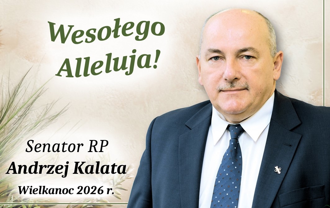 Życzenia świąteczne od senatora Andrzeja Kalaty