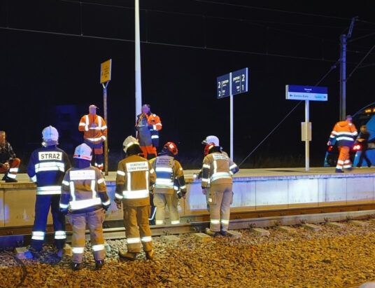 Z ostatniej chwili! Wilkowice: Mężczyzna leżał na torowisku. Nad nim przejechała drezyna trakcyjna!
