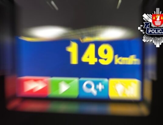 Jechał szybciej niż po autostradzie!