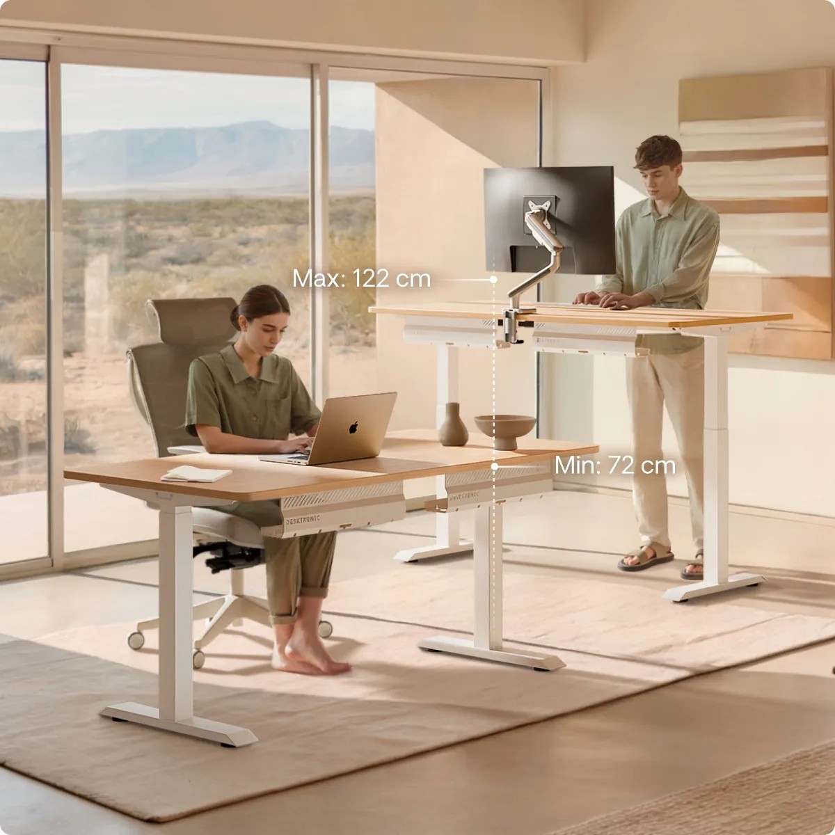 Koniec z bólem pleców na home office. Dlaczego biurka z regulacją wysokości to absolutny gamechanger?