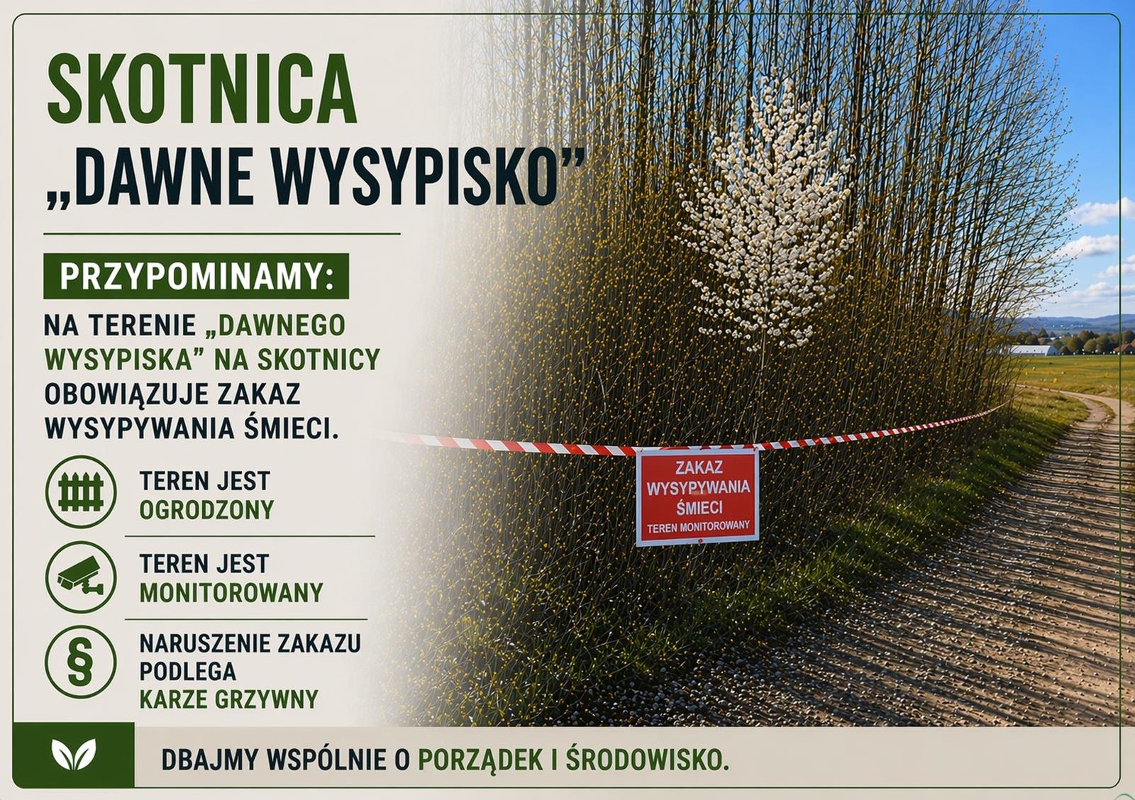 Burmistrz Jordanowa o wysypywaniu śmieci w mieście