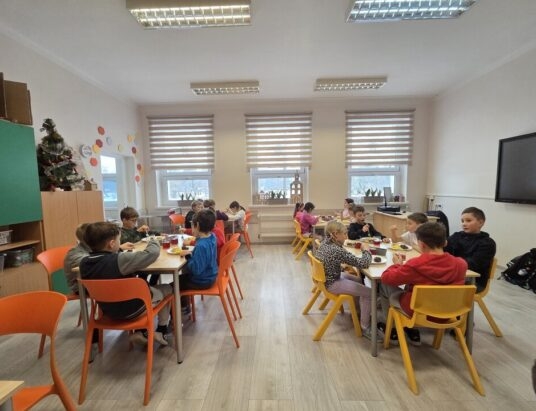 Nowa jadalnia w szkole w Kiczycach