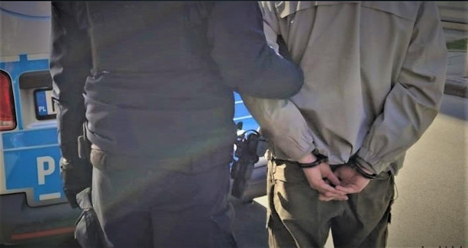 Malował po ścianach bloków w Zatorze