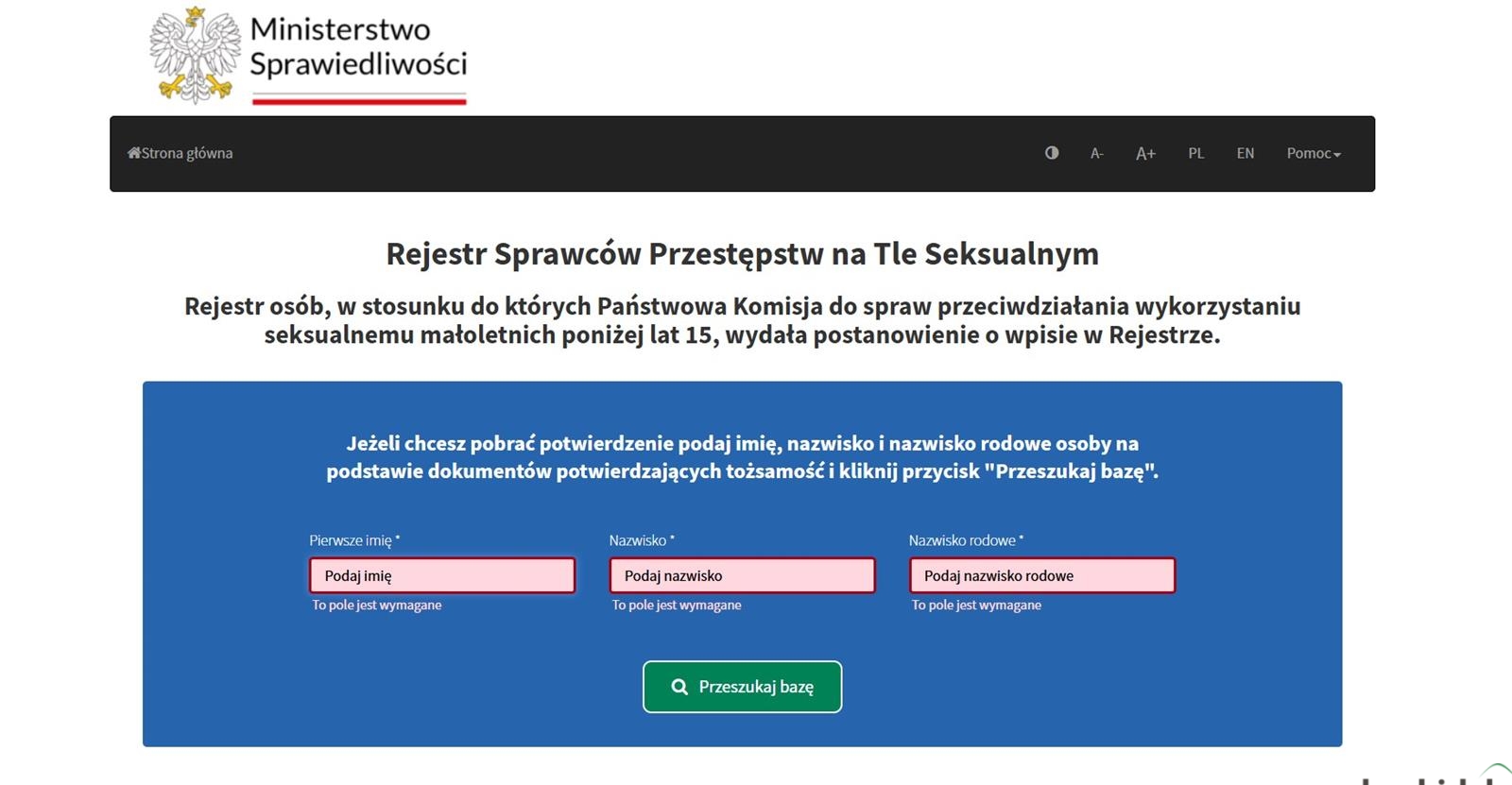 Były proboszcz z Międzybrodzia Bialskiego w rejestrze Państwowej Komisji ds. Pedofilii
