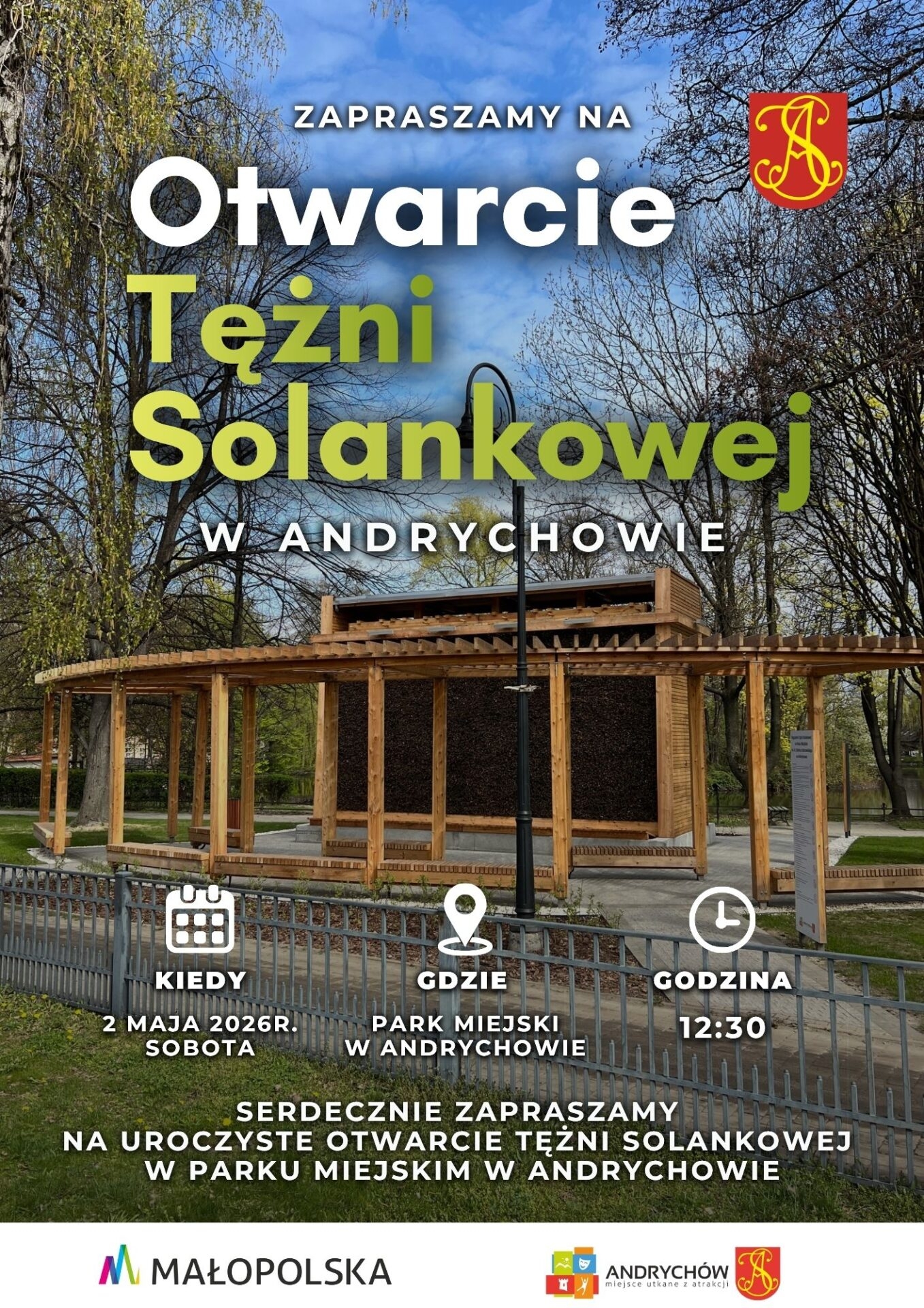 Nowa tężnia solankowa w Andrychowie