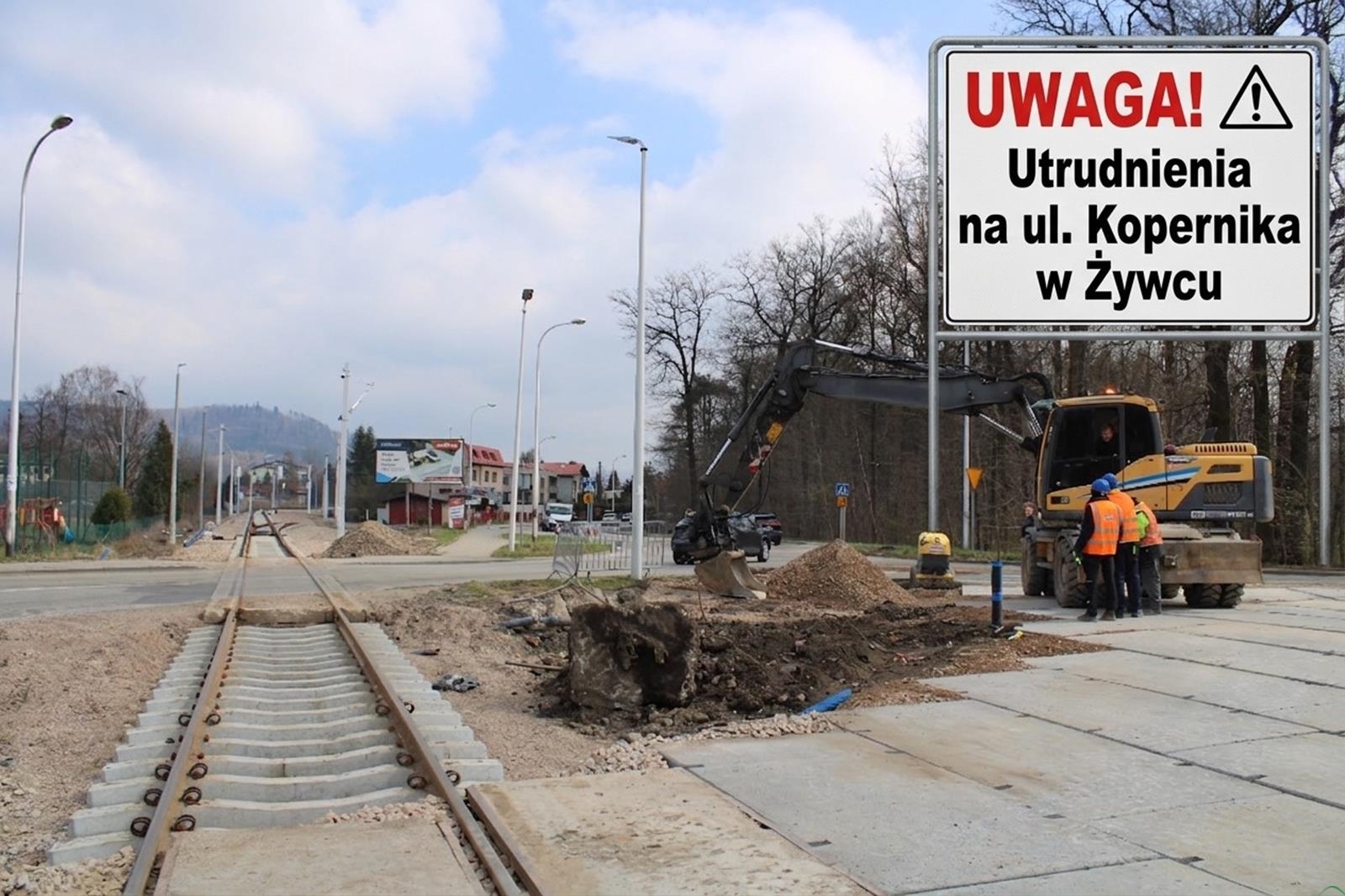 Utrudnienia drogowe w Żywcu w kierunku Jeleśni