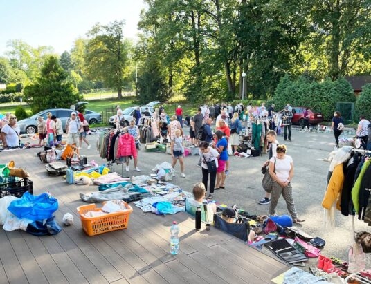 Wyprzedaż garażowa w bielskiej Kamienicy