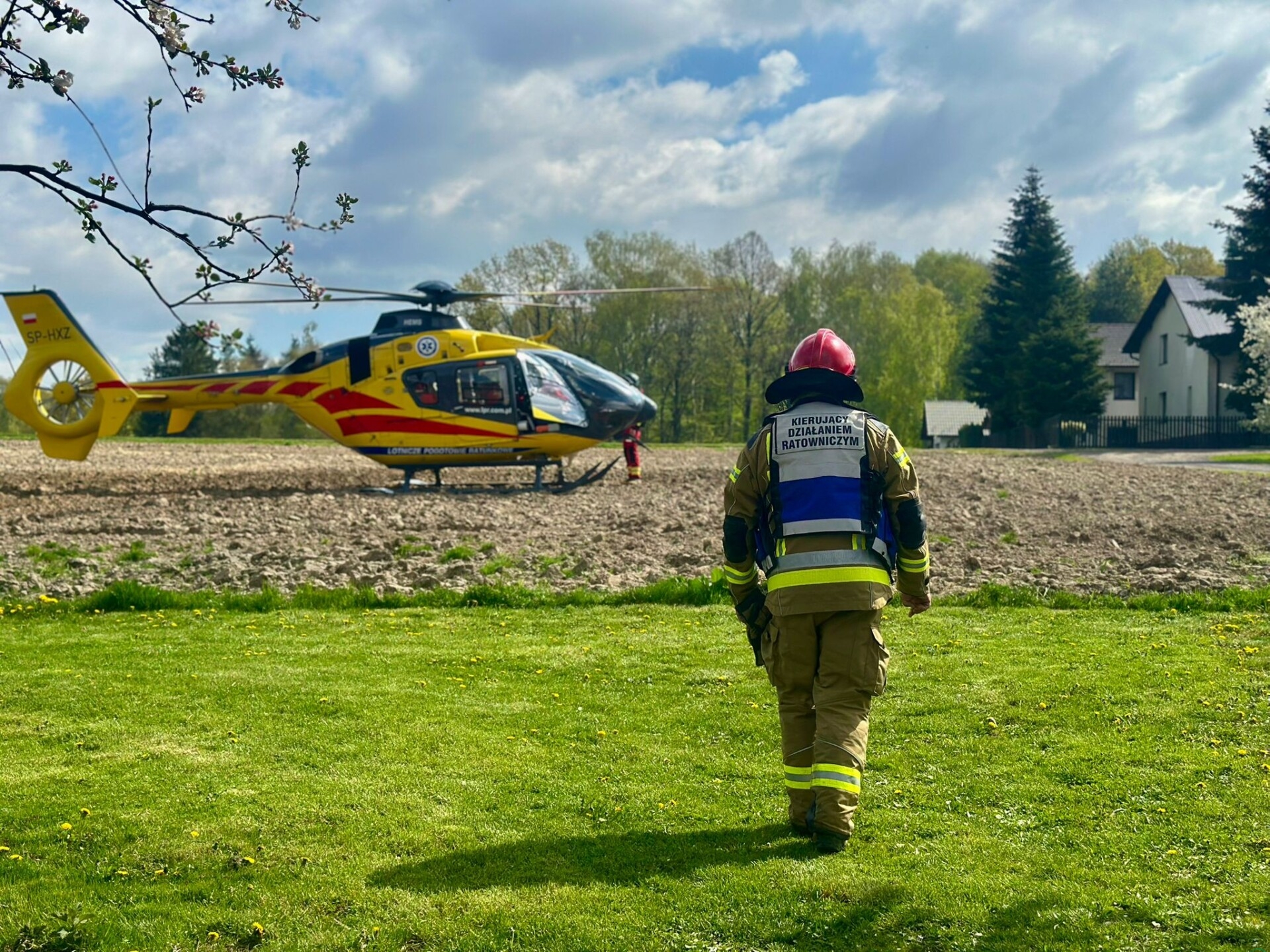 Wyciek gazu w Bestwince. Ojciec i córka trafili do szpitala
