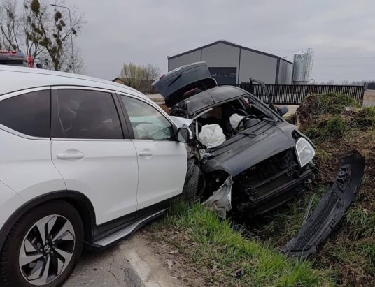 Dwóch rannych po wypadku w Wieprzu