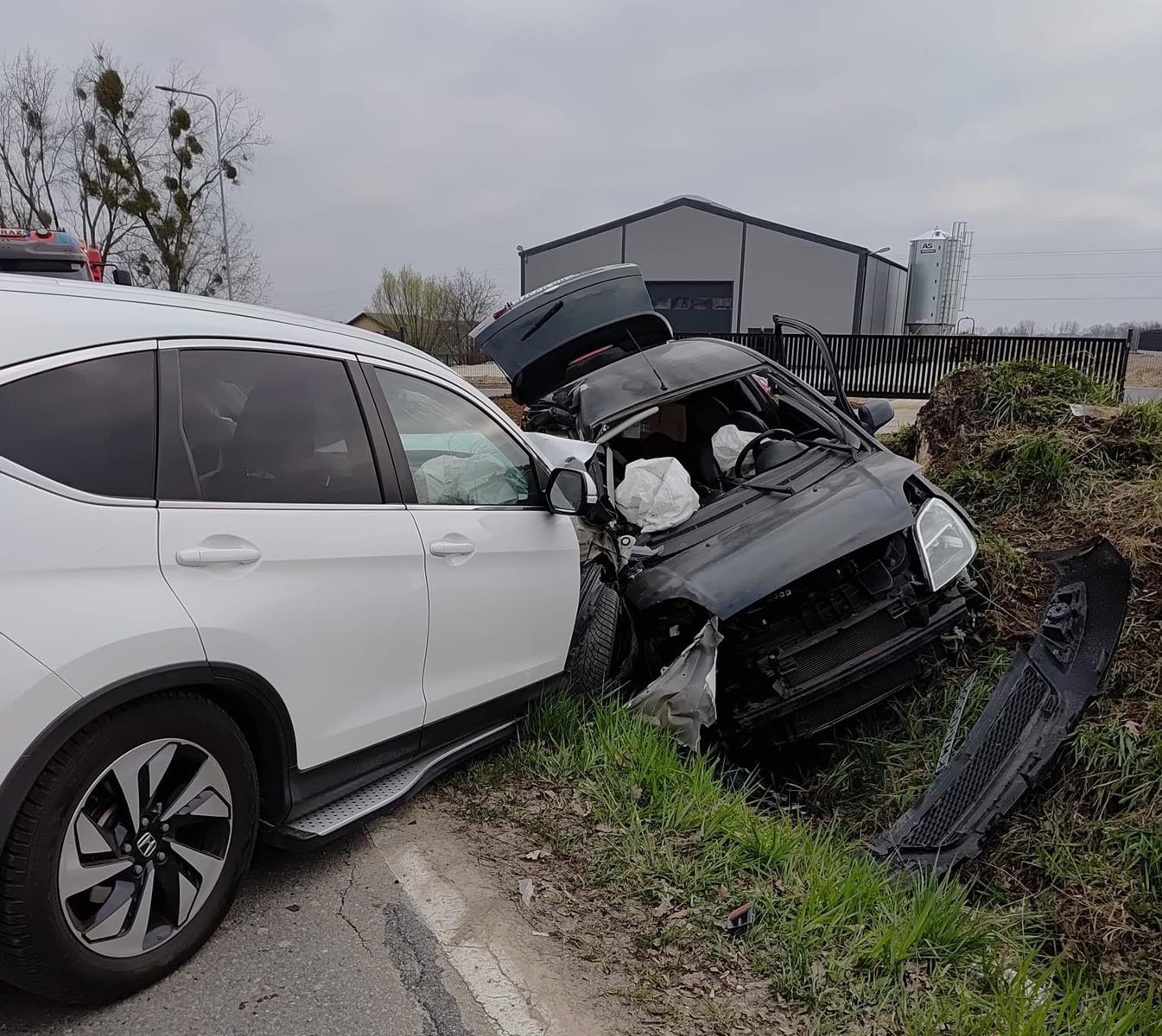 Dwóch rannych po wypadku w Wieprzu