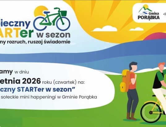 STARTer – czyli wiosenny rozruch w gminie Porąbka! Warto wziąć udział!