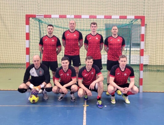 Futsalowa drużyna bielskich strażaków na trzecim miejscu