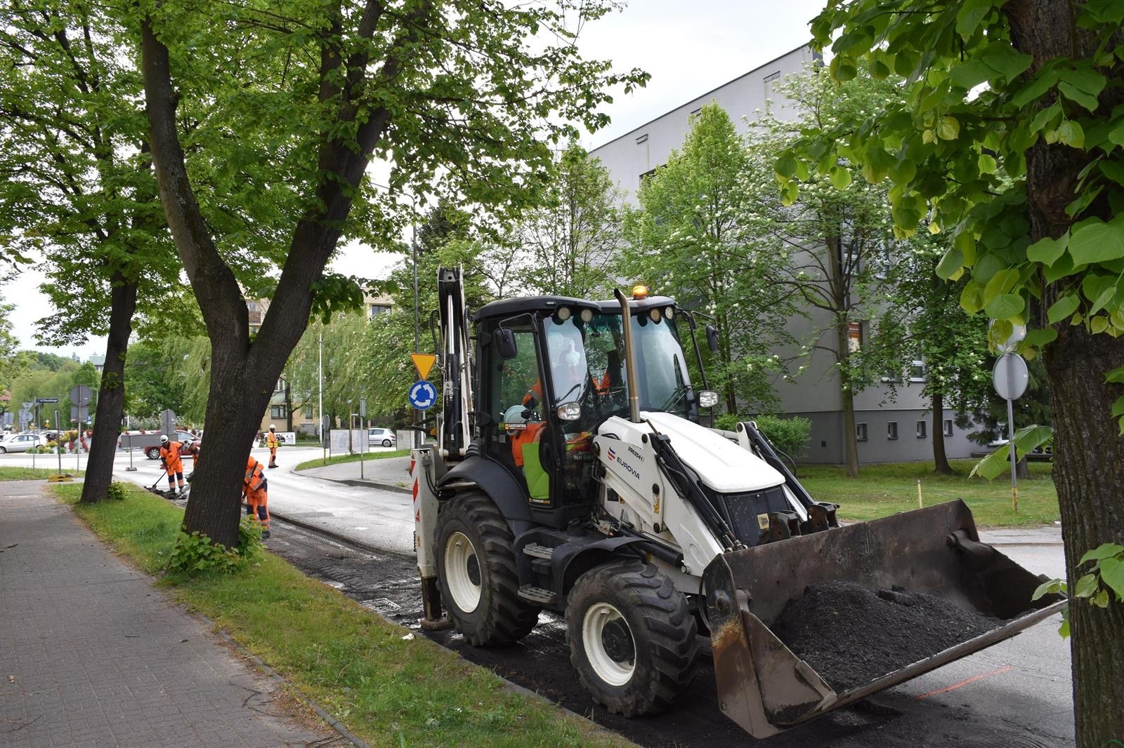 Drogowe utrudnienia w centrum Żywca