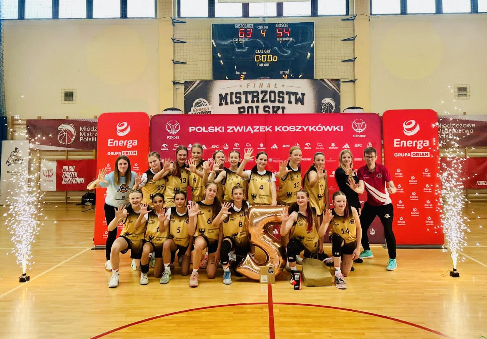 Ustroń w krajowej elicie! Koszykarki TRS Siła piątą drużyną Polski U13