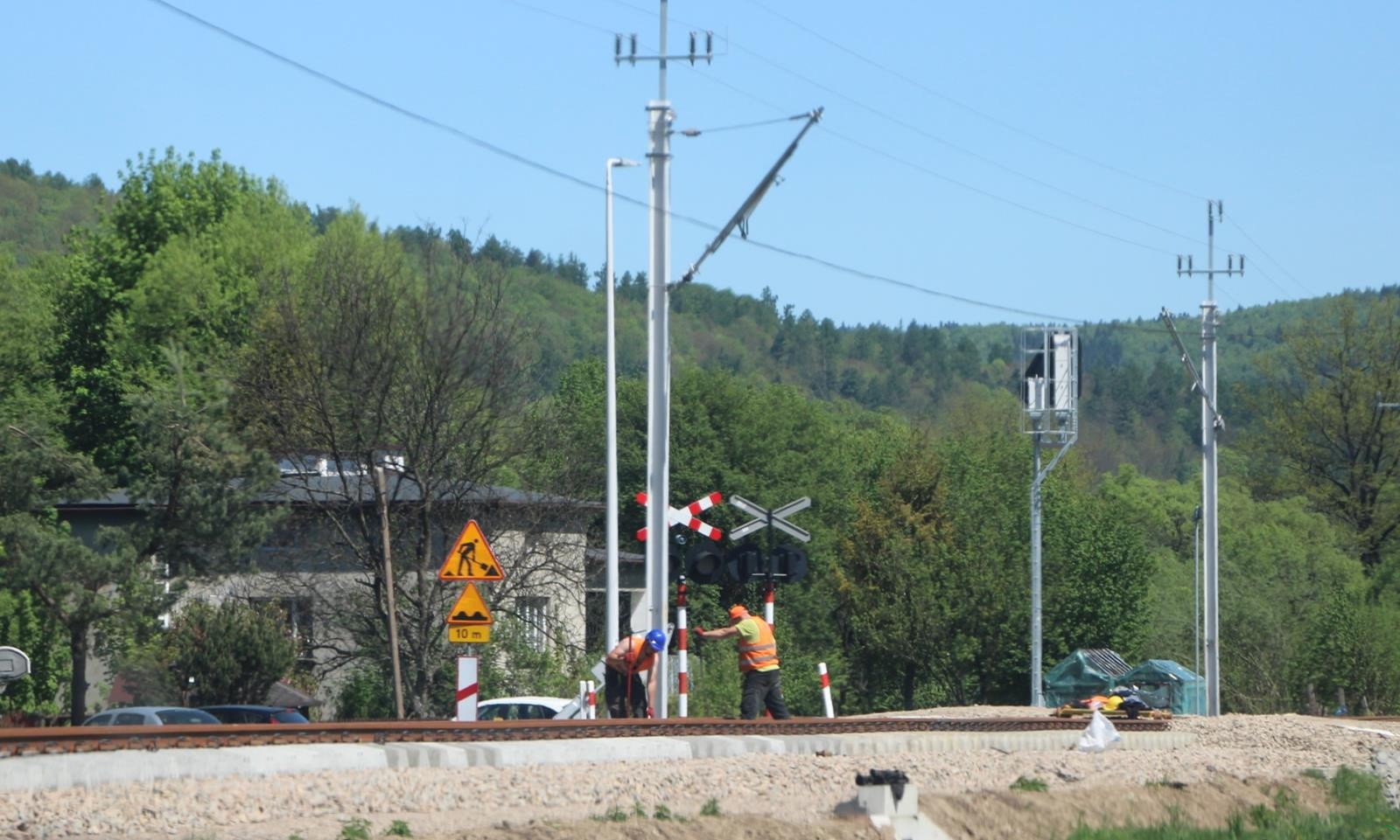 Jak przebiegają prace na linii Żywiec – Sucha Beskidzka?