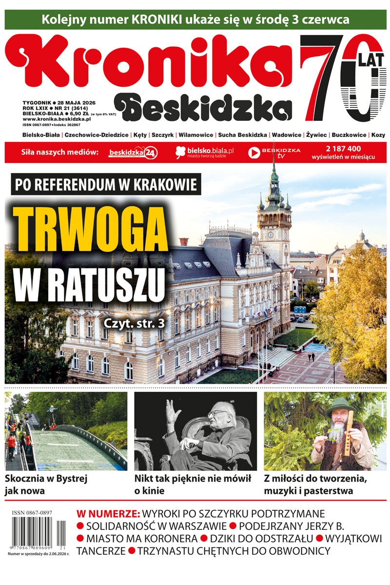 Nowe wydanie Kroniki Beskidzkiej. Trwoga w Ratuszu po referendum w Krakowie
