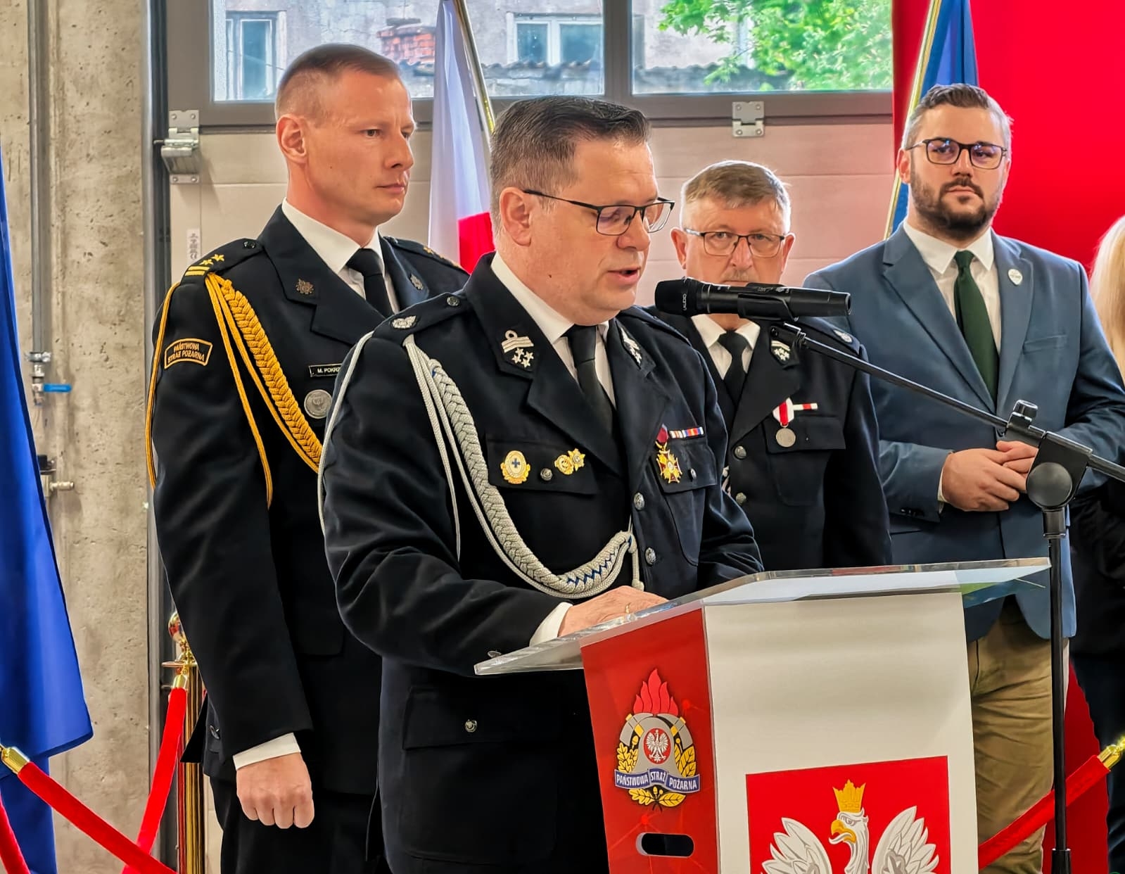 Święto strażaków w Cieszynie. Wręczono odznaczenia i awanse