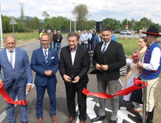 Lepszy dojazd do centrum MORGI w Łodygowicach | ZDJĘCIA