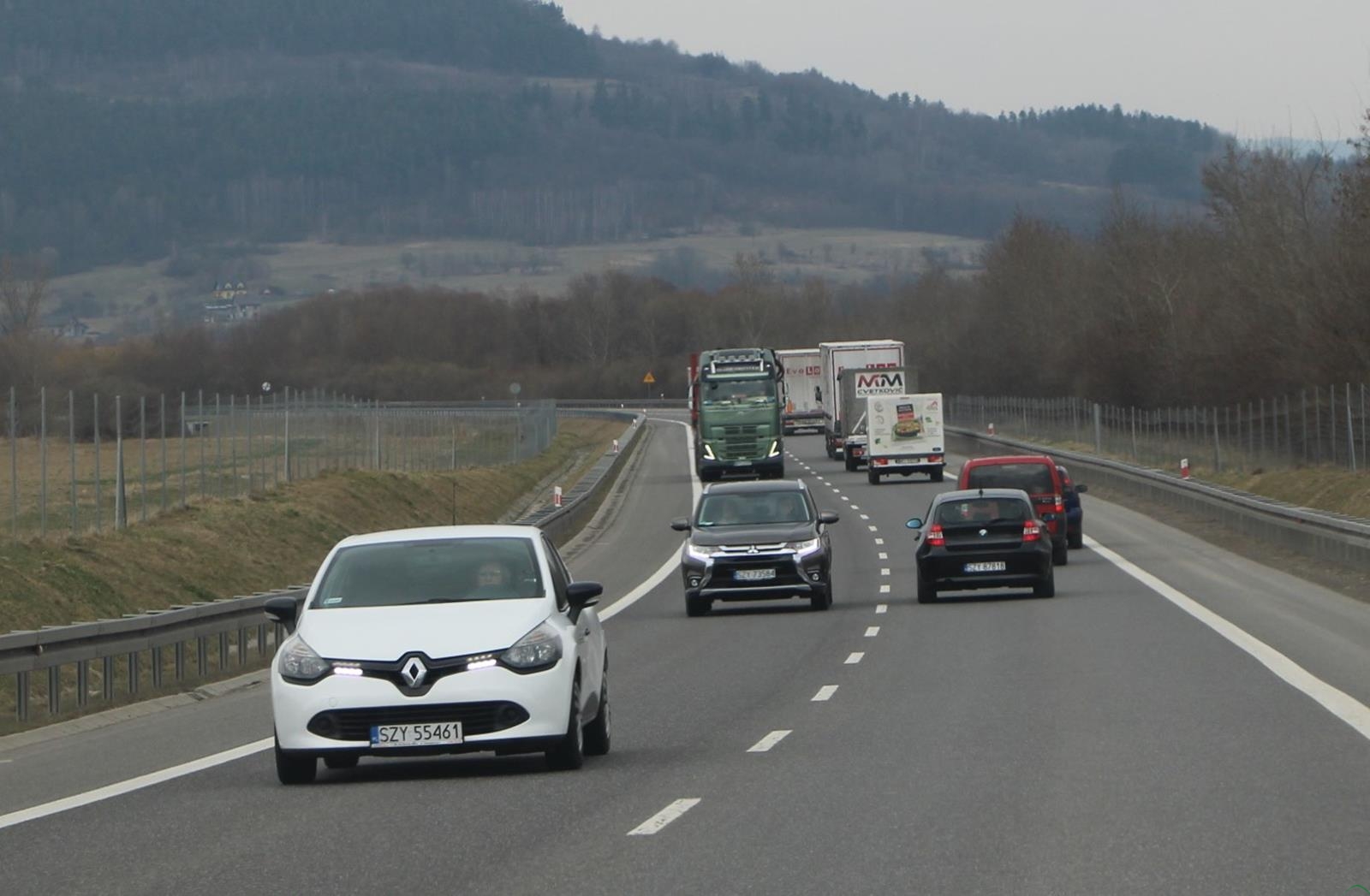 Jaki jest ruch na S1 na Żywiecczyźnie?