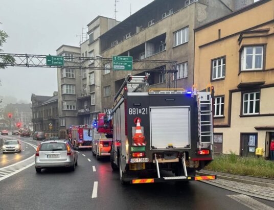 Zadymienie w kamienicy w centrum miasta. Tym razem skończyło się na strachu