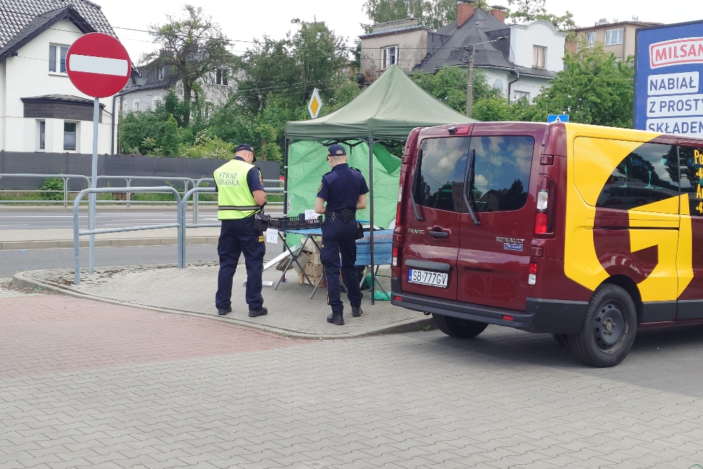 Sprzedaż owoców w miejscu zabronionym. Powiadomiono straż miejską – foto