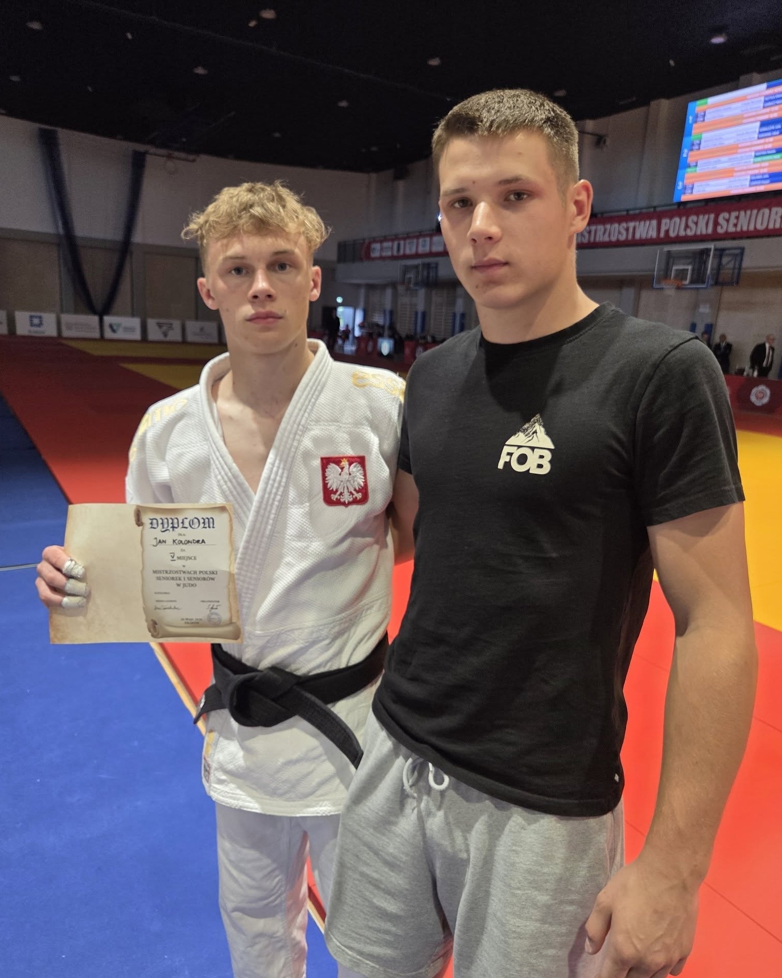 Jan Kolondra ze Skoczowa tuż za strefą medalową mistrzostw Polski