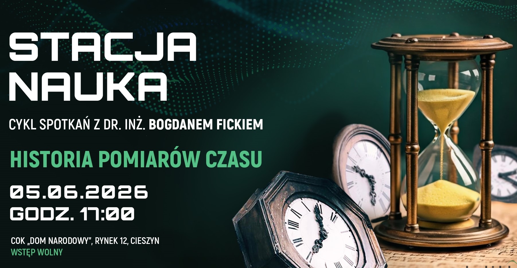 Cieszyńska „Stacja Nauka” zaprasza. Jak mierzymy czas?
