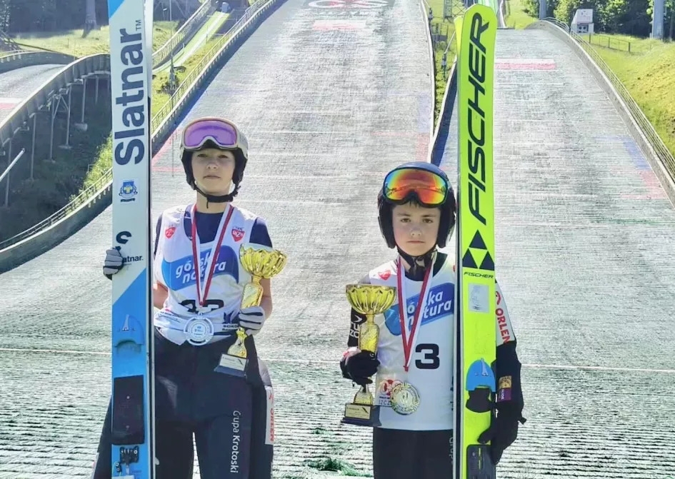 Justyna Niemczyk i Arkadiusz Szturc na podium w Szczyrku