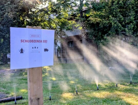 Strefa schłodzenia się w Międzybrodziu Bialskim