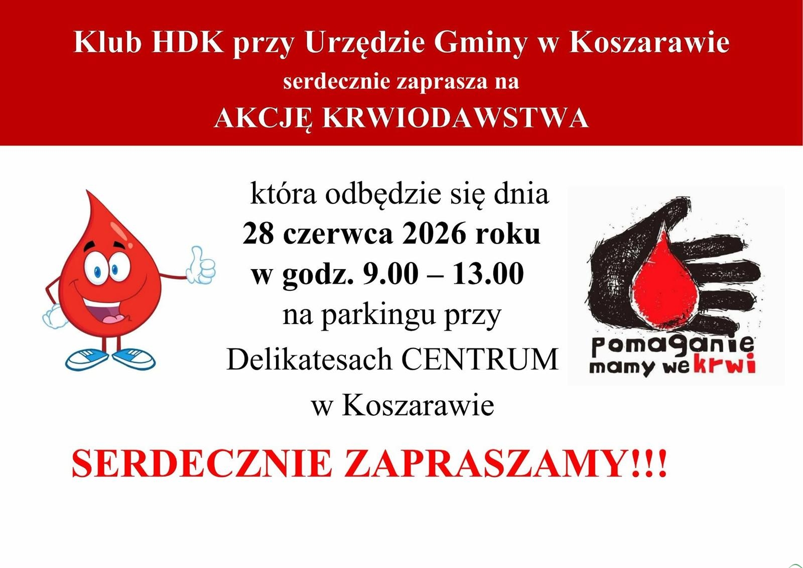 Akcja krwiodawców w Koszarawie