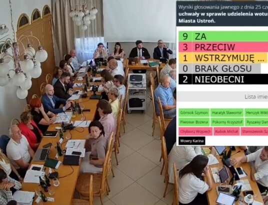 Ustroń: Burmistrz Paweł Sztefek otrzymał od radnych wotum zaufania