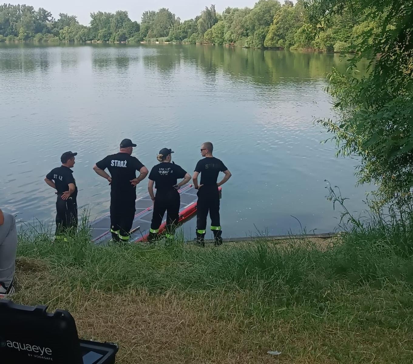 Kolejny dzień poszukiwań na zbiorniku Kruki – ZDJĘCIA