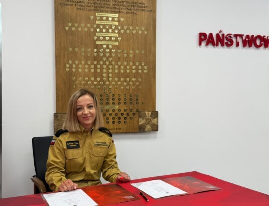 Cieszyńska komenda PSP przyjęła nową funkcjonariuszkę