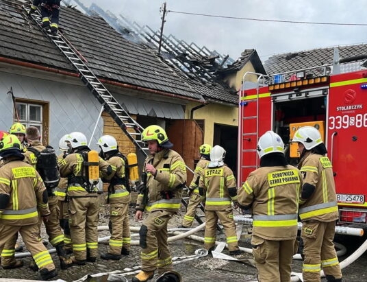 Pożar budynku gospodarczego w Zasolu Bielańskim