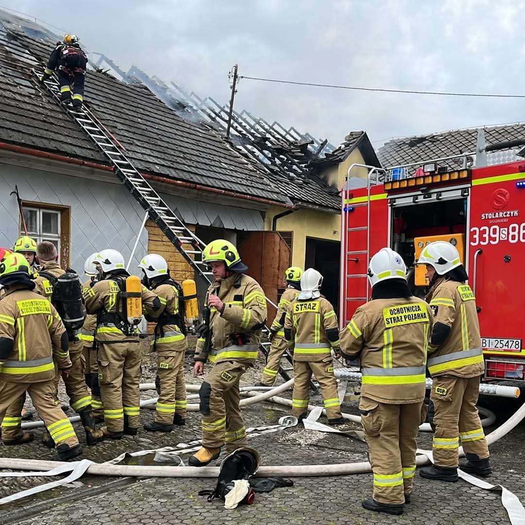 Pożar budynku gospodarczego w Zasolu Bielańskim