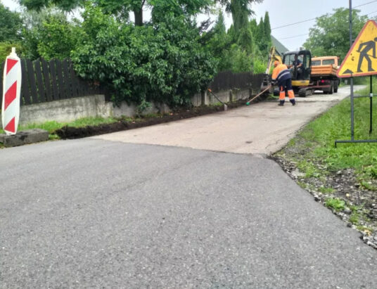 Rozpoczął się remont ul. Różanej w Goleszowie