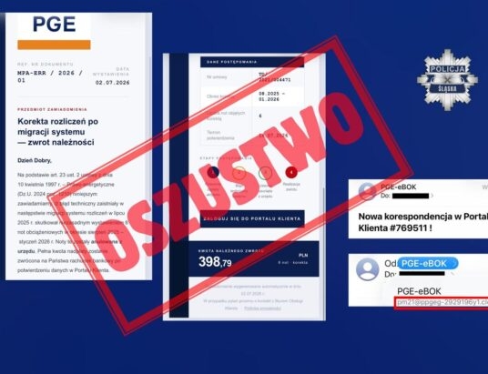 Fałszywy zwrot za prąd. Oszuści znów próbują wyłudzać dane