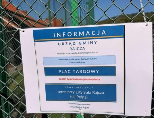 Przeniesione targowisko w Rajczy