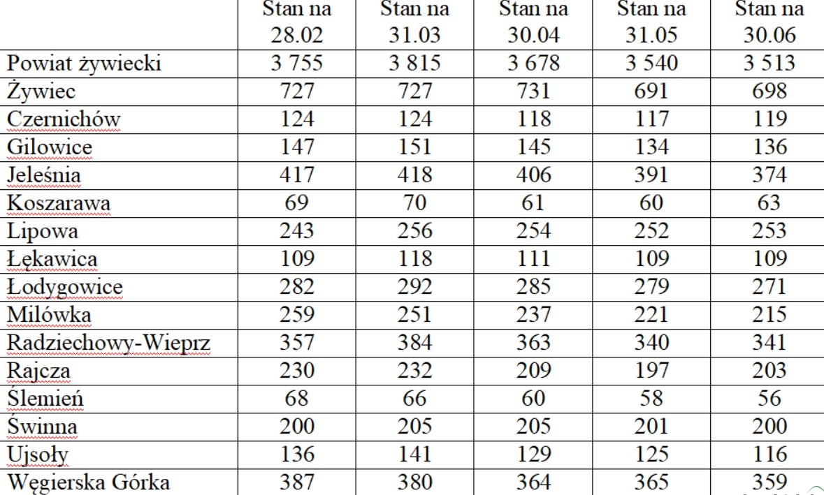 Jak wygląda sytuacja z bezrobociem w powiecie żywieckim?